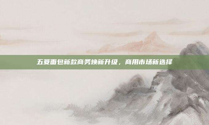 五菱面包新款商务焕新升级，商用市场新选择