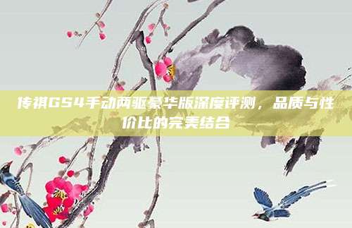 传祺GS4手动两驱豪华版深度评测，品质与性价比的完美结合