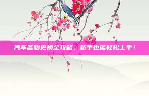汽车备胎更换全攻略，新手也能轻松上手！