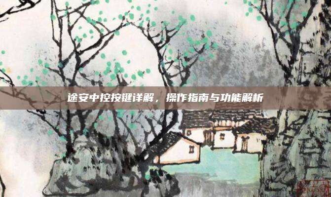 途安中控按键详解，操作指南与功能解析