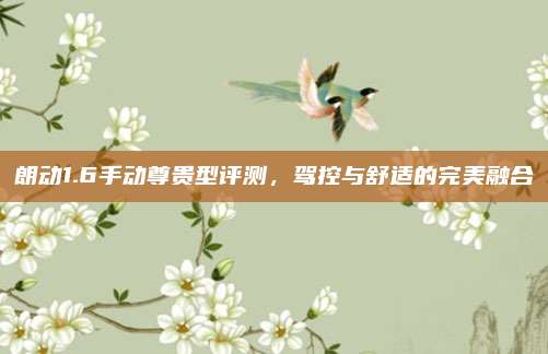 朗动1.6手动尊贵型评测，驾控与舒适的完美融合
