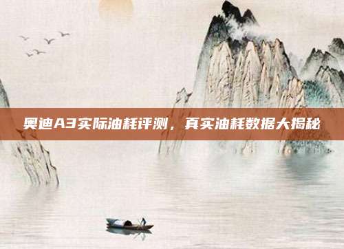 奥迪A3实际油耗评测，真实油耗数据大揭秘