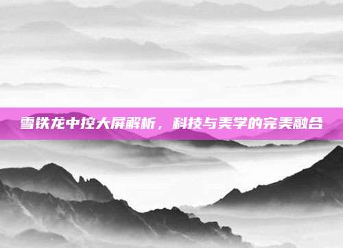雪铁龙中控大屏解析，科技与美学的完美融合
