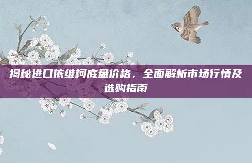 揭秘进口依维柯底盘价格，全面解析市场行情及选购指南