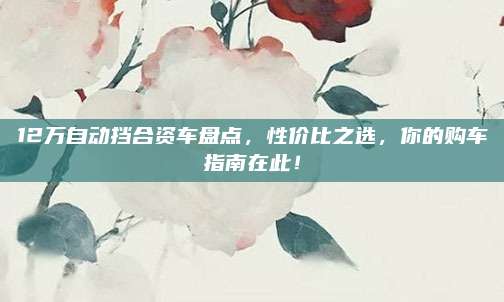 12万自动挡合资车盘点，性价比之选，你的购车指南在此！
