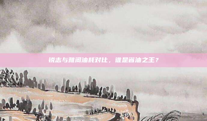 锐志与雅阁油耗对比，谁是省油之王？
