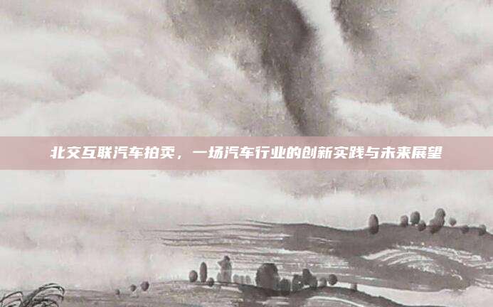 北交互联汽车拍卖，一场汽车行业的创新实践与未来展望