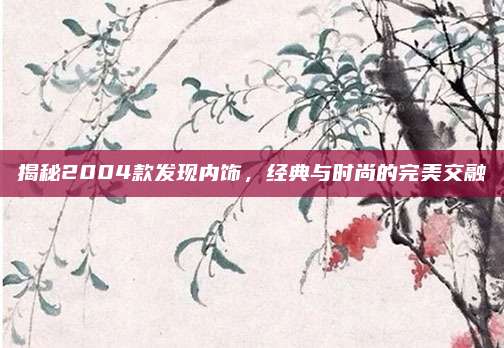 揭秘2004款发现内饰，经典与时尚的完美交融