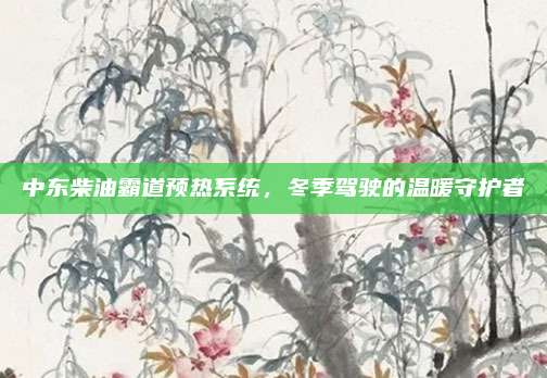 中东柴油霸道预热系统，冬季驾驶的温暖守护者