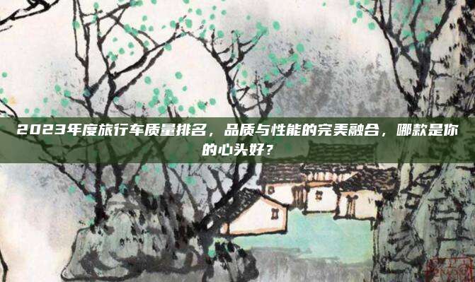 2023年度旅行车质量排名，品质与性能的完美融合，哪款是你的心头好？