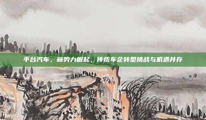 平台汽车,新势力崛起,传统车企转型挑战与机遇并存