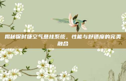 揭秘保时捷空气悬挂系统，性能与舒适度的完美融合
