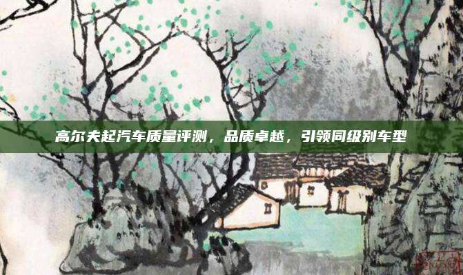 高尔夫起汽车质量评测，品质卓越，引领同级别车型