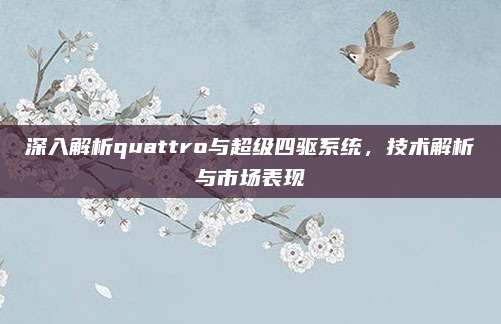 深入解析quattro与超级四驱系统，技术解析与市场表现