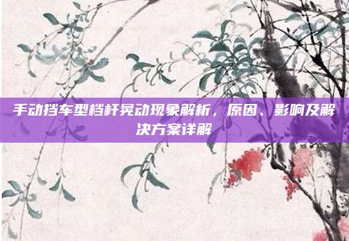 手动挡车型档杆晃动现象解析，原因、影响及解决方案详解
