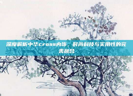 深度解析中华cross内饰，时尚科技与实用性的完美融合