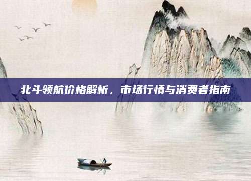 北斗领航价格解析，市场行情与消费者指南