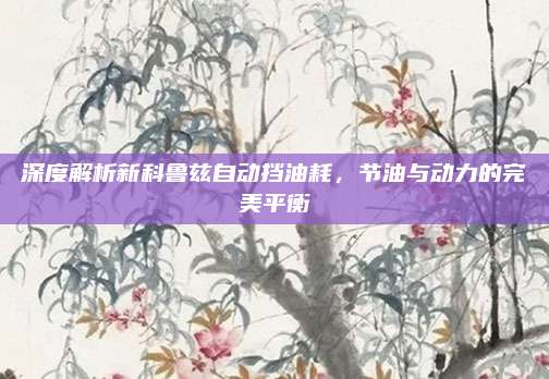 深度解析新科鲁兹自动挡油耗，节油与动力的完美平衡