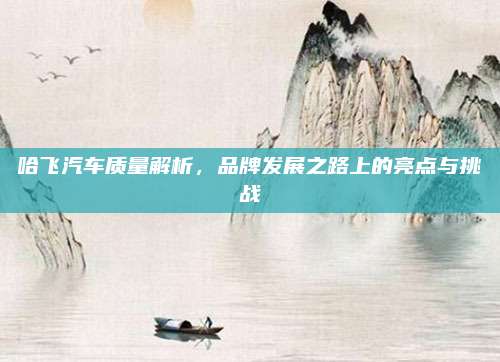 哈飞汽车质量解析，品牌发展之路上的亮点与挑战