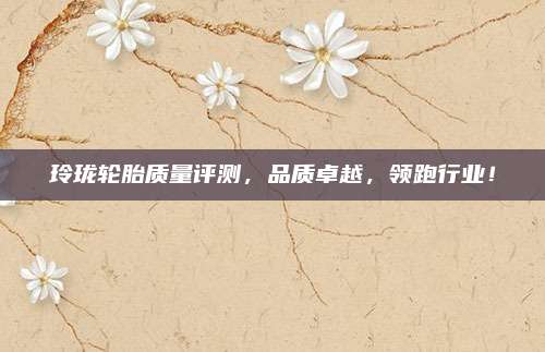 玲珑轮胎质量评测，品质卓越，领跑行业！