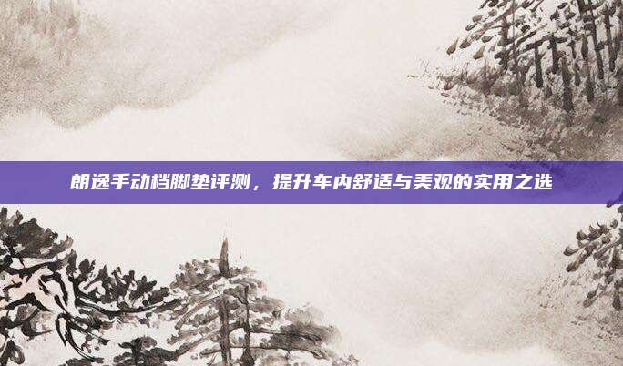 朗逸手动档脚垫评测，提升车内舒适与美观的实用之选