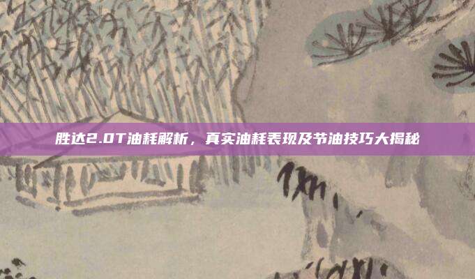 胜达2.0T油耗解析,真实油耗表现及节油技巧大揭秘