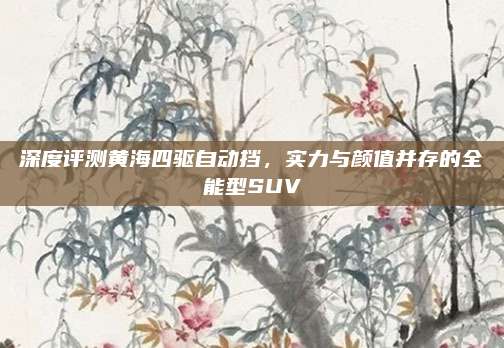 深度评测黄海四驱自动挡,实力与颜值并存的全能型SUV