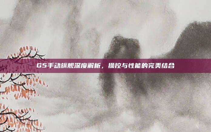 G5手动旗舰深度解析,操控与性能的完美结合