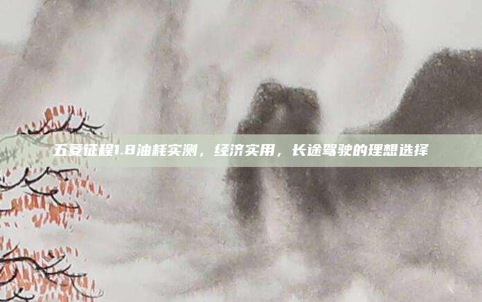 五菱征程1.8油耗实测，经济实用，长途驾驶的理想选择