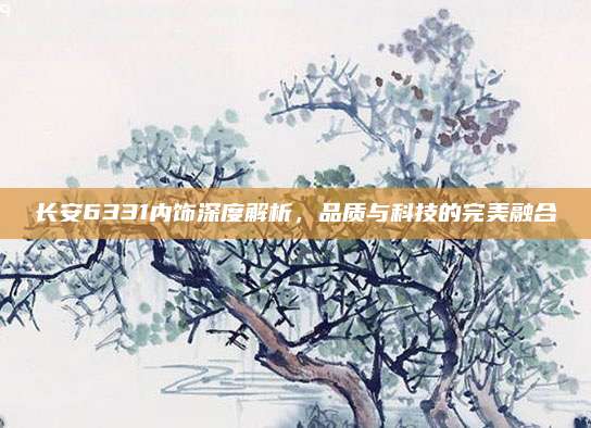 长安6331内饰深度解析,品质与科技的完美融合