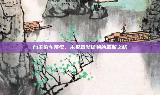自主泊车系统，未来驾驶体验的革新之路