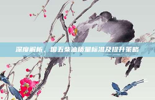 深度解析，国五柴油质量标准及提升策略