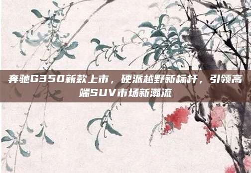 奔驰G350新款上市,硬派越野新标杆,引领高端SUV市场新潮流