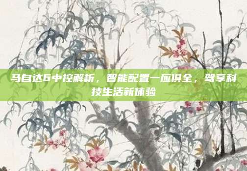 马自达6中控解析，智能配置一应俱全，驾享科技生活新体验