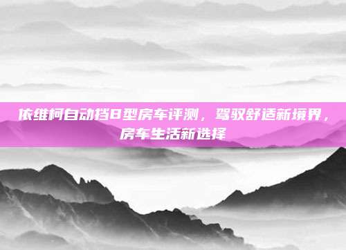 依维柯自动挡B型房车评测，驾驭舒适新境界，房车生活新选择