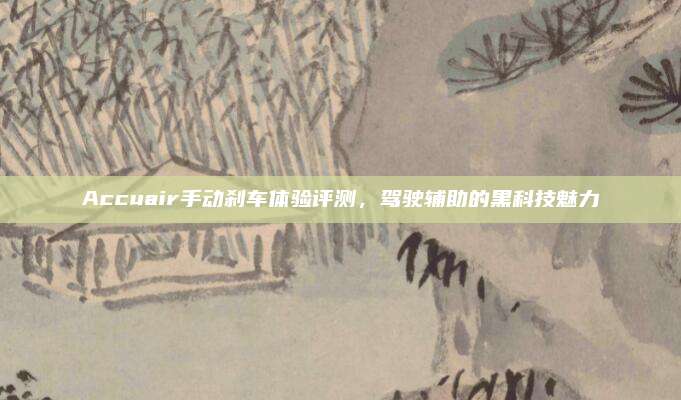 Accuair手动刹车体验评测，驾驶辅助的黑科技魅力