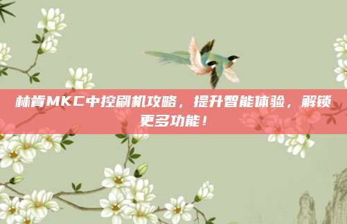 林肯MKC中控刷机攻略,提升智能体验,解锁更多功能!