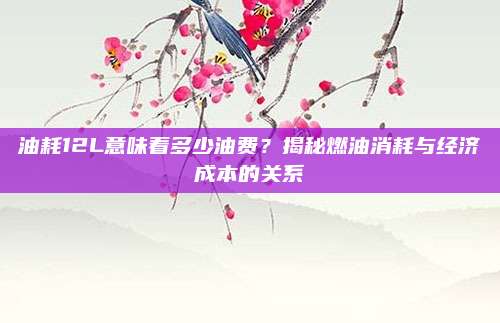 油耗12L意味着多少油费?揭秘燃油消耗与经济成本的关系