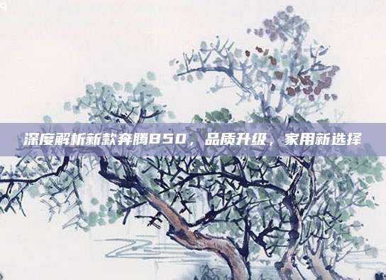 深度解析新款奔腾B50,品质升级,家用新选择