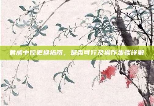 君威中控更换指南，是否可行及操作步骤详解