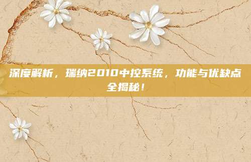 深度解析，瑞纳2010中控系统，功能与优缺点全揭秘！
