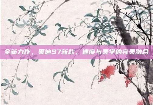 全新力作,奥迪S7新款,速度与美学的完美融合