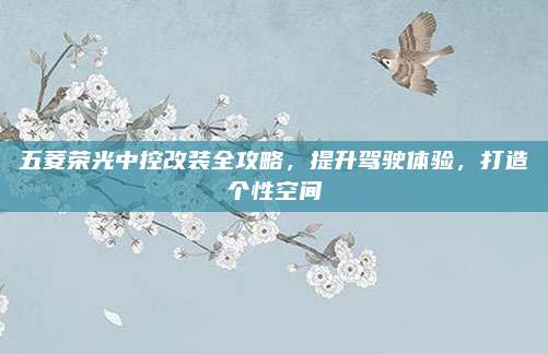 五菱荣光中控改装全攻略,提升驾驶体验,打造个性空间