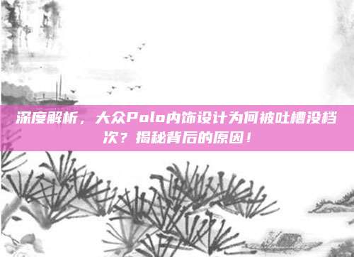 深度解析,大众Polo内饰设计为何被吐槽没档次?揭秘背后的原因!