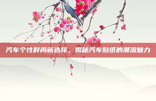 汽车个性时尚新选择,揭秘汽车贴纸的潮流魅力