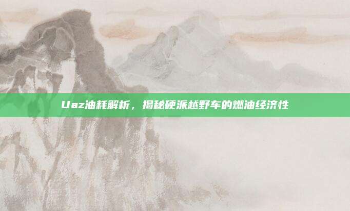 Uaz油耗解析,揭秘硬派越野车的燃油经济性