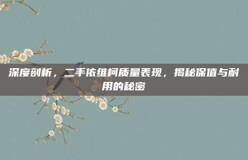 深度剖析,二手依维柯质量表现,揭秘保值与耐用的秘密