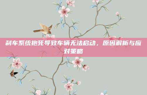 刹车系统抱死导致车辆无法启动,原因解析与应对策略