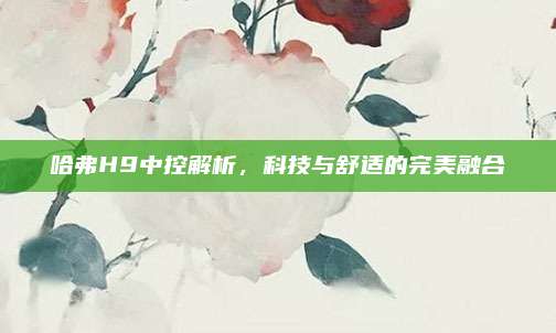 哈弗H9中控解析,科技与舒适的完美融合