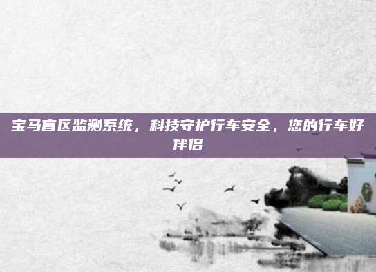 宝马盲区监测系统，科技守护行车安全，您的行车好伴侣